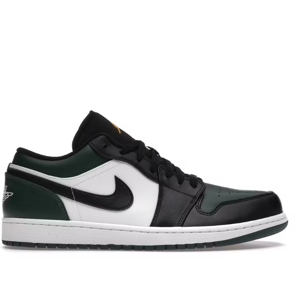 Jordan 1 low green toe